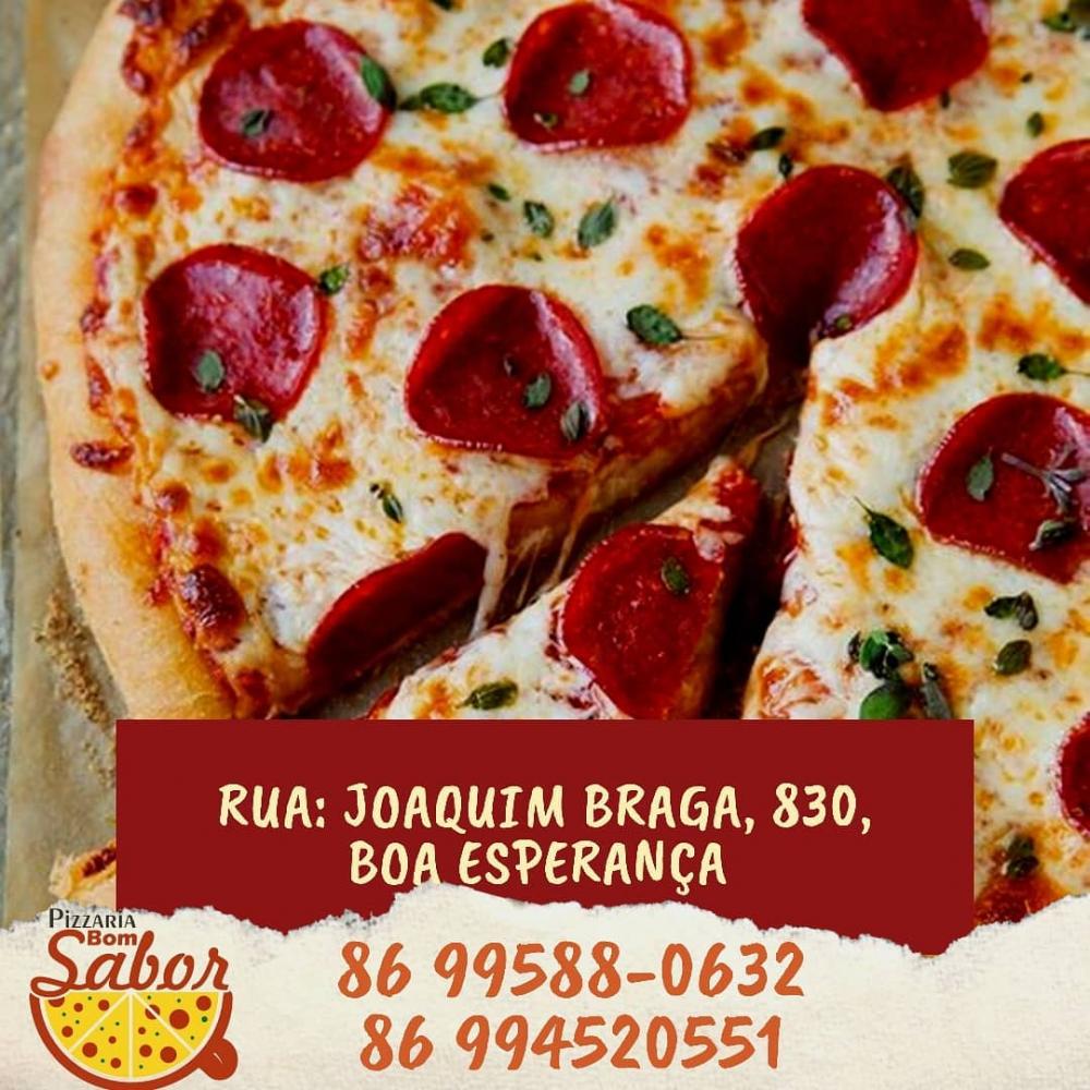 Quarta é dia de Pizza! Faça já o seu pedido na Pizzaria Bom Sabor de Pedro II