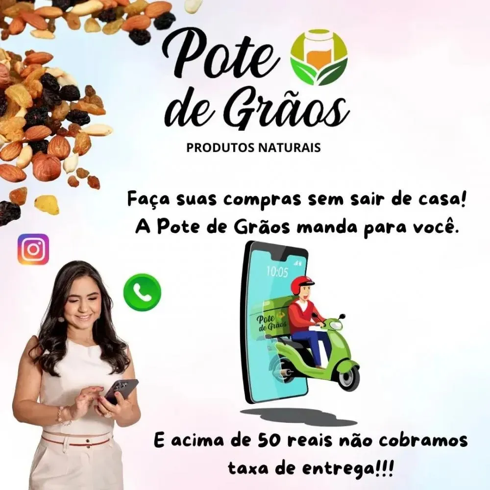 Tudo para uma vida saudável você encontra na Pote de Grãos de Pedro II!