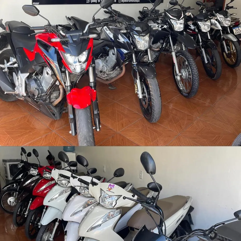 Ampla variedade de motos e condições especiais de pagamento esperam por você na loja Pedro Motos em Pedro II