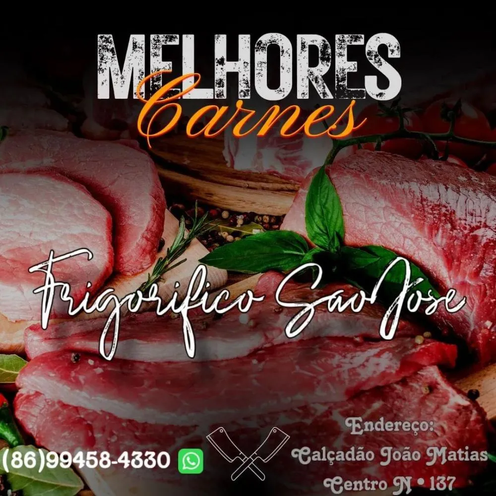 A melhor seleção de cortes de carne de qualidade em Pedro II você encontra no Frigorífico São José!
