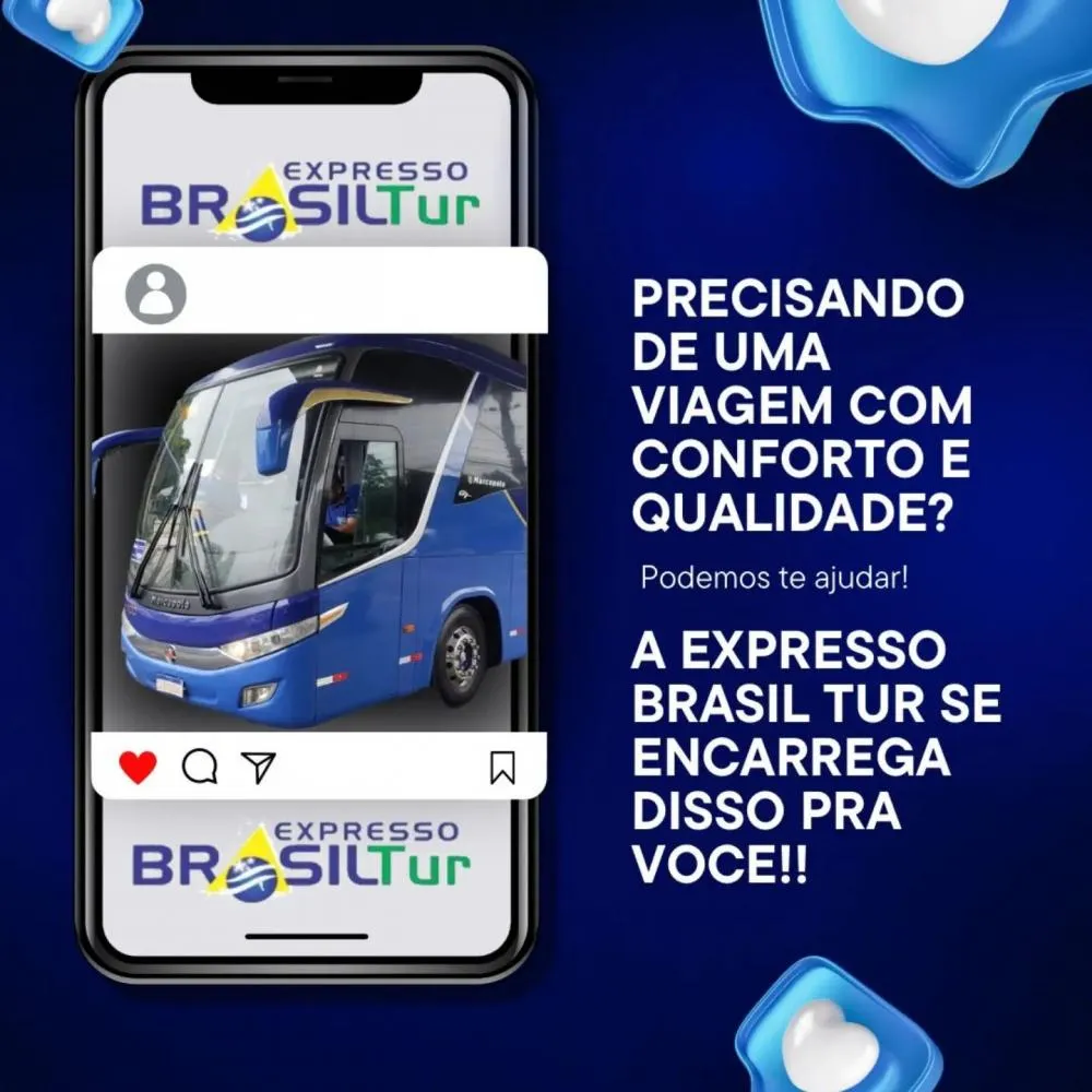 Conforto e segurança para sua viagem entre Piauí e São Paulo é com a Brasil Tur! 