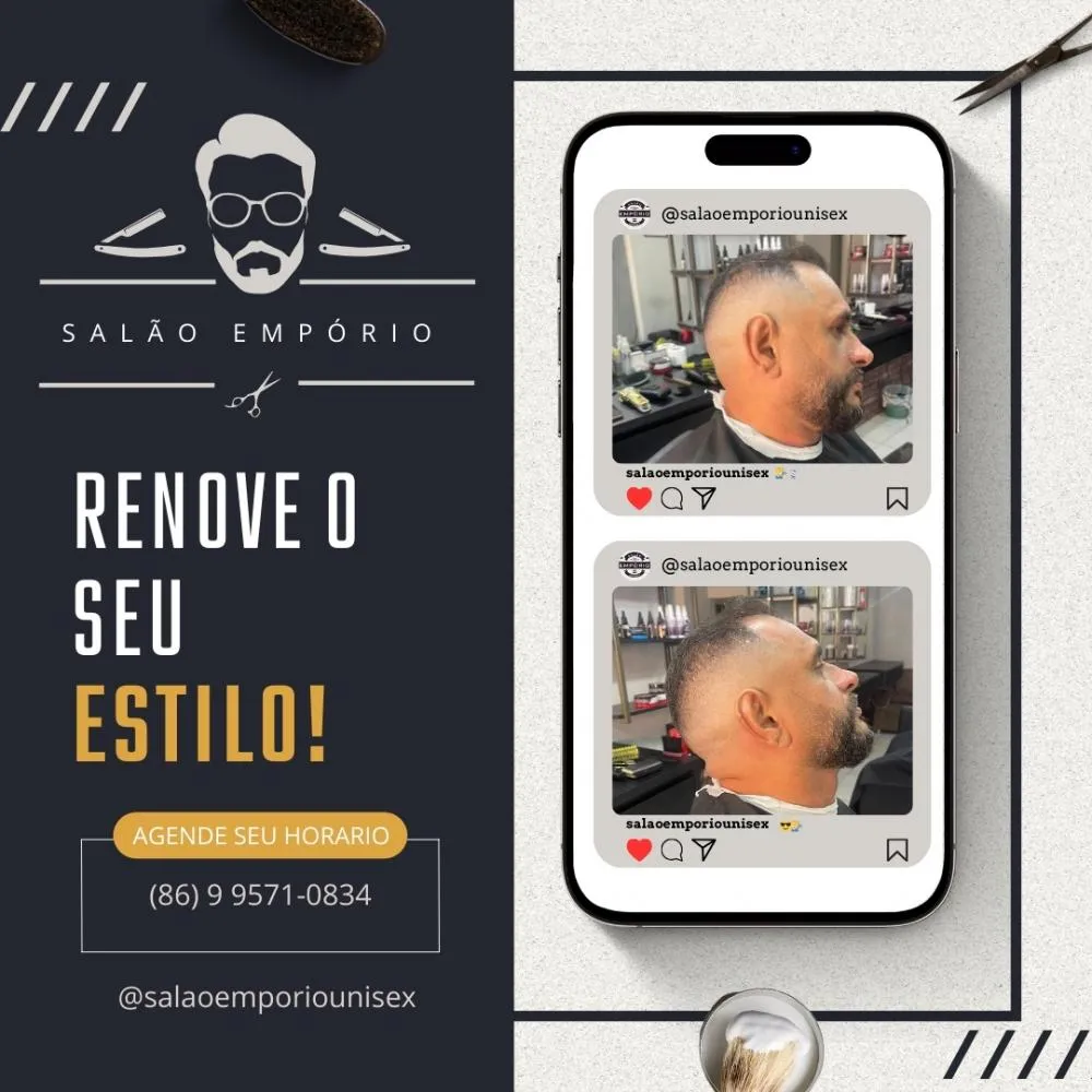Transforme seu visual com qualidade e estilo no Salão Empório de Pedro II e Piripiri!