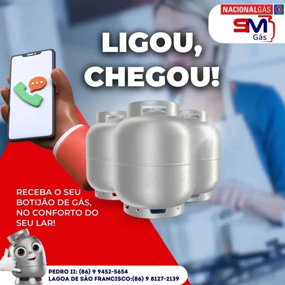 Acabou o gás na hora do almoço? Ligue para a SM Gás!