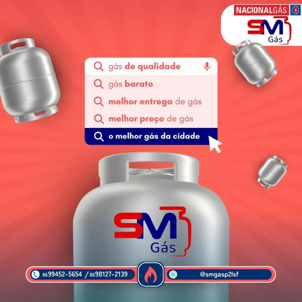 Gás de cozinha com qualidade e agilidade na entrega é só com a SM Gás!