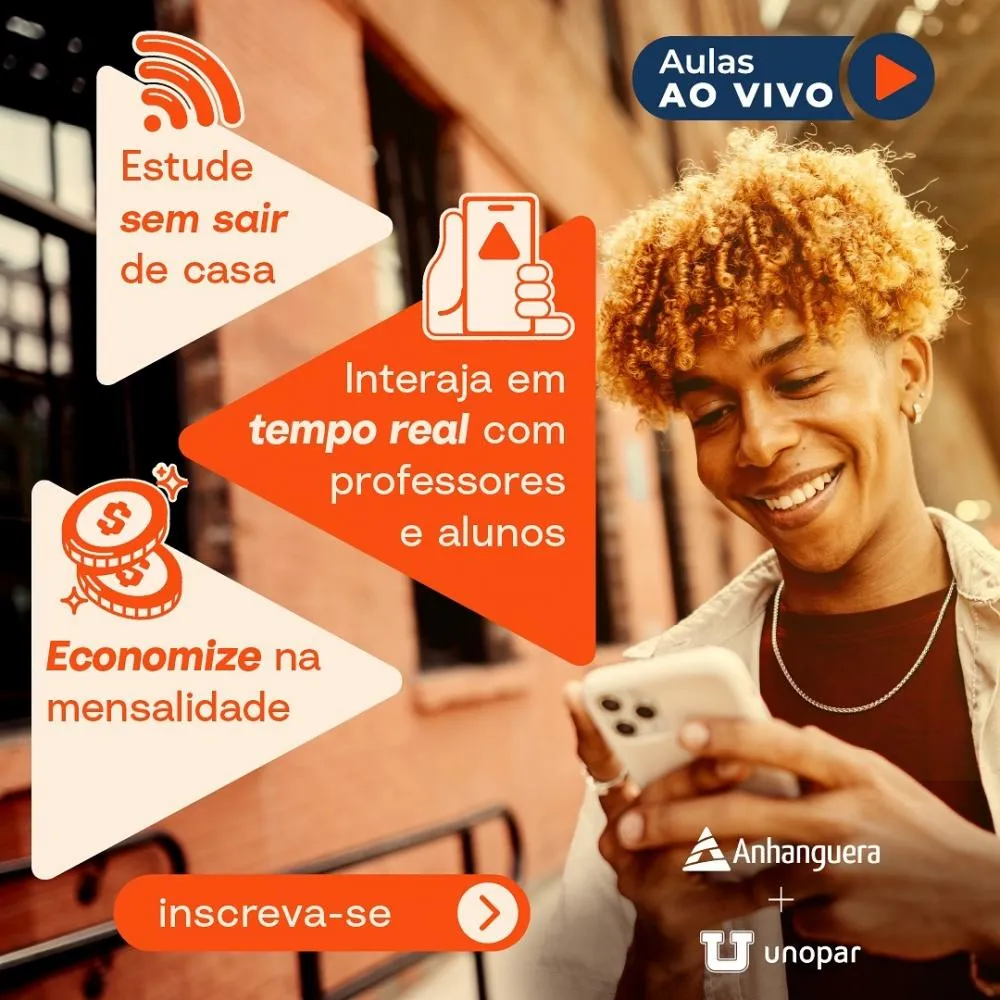 Transforme seu futuro com o ensino a distância da Unopar/Anhanguera de Pedro II!