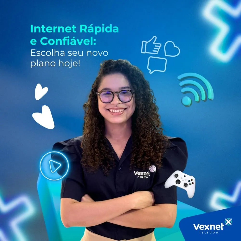 Internet rápida e confiável em Pedro II é com a Vexnet; Escolha já o seu plano!