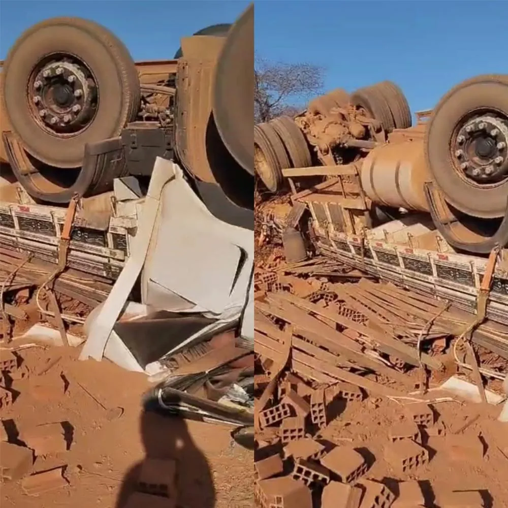 Motorista morre após caminhão tombar na estrada que liga Poranga a Pedro II