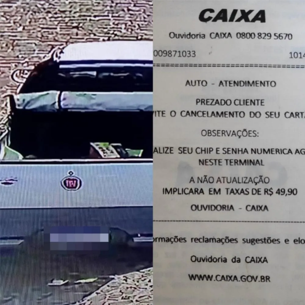 Dois homens são presos em Piracuruca suspeitos de aplicar golpe em cliente da Caixa Econômica de Pedro II