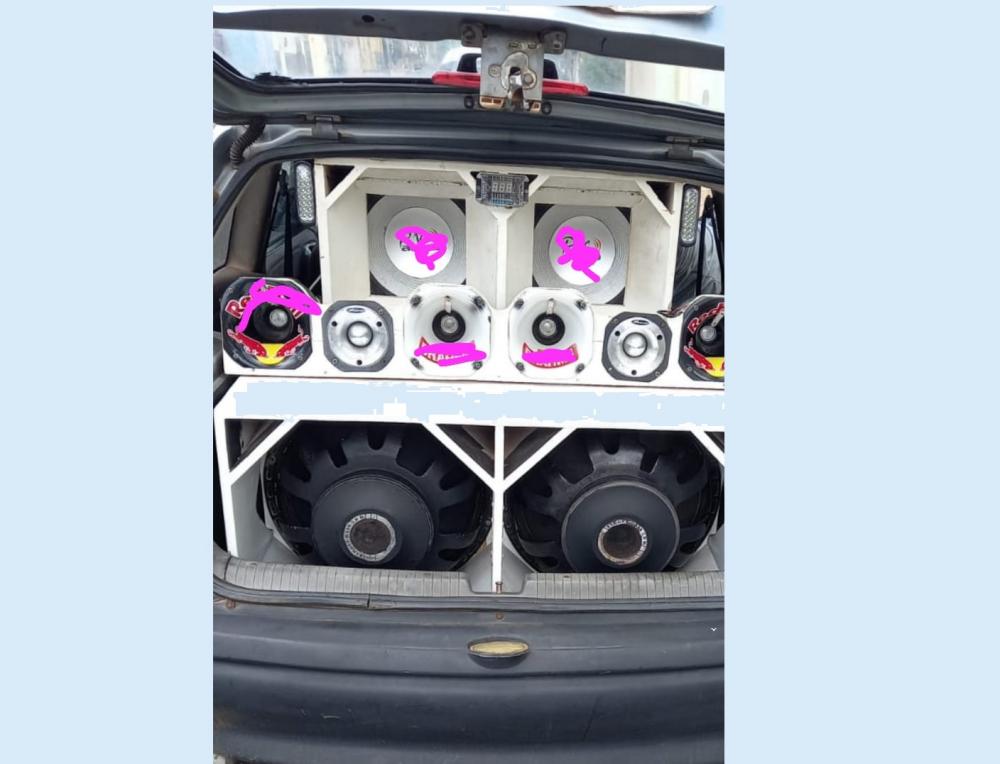 Paredão de som é apreendido por perturbação do sossego em Pedro II 