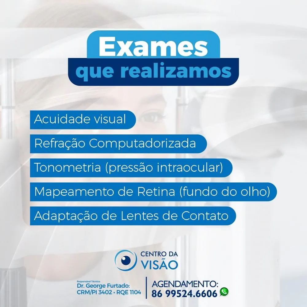 Priorize a saúde ocular: agende sua consulta no Centro da Visão!