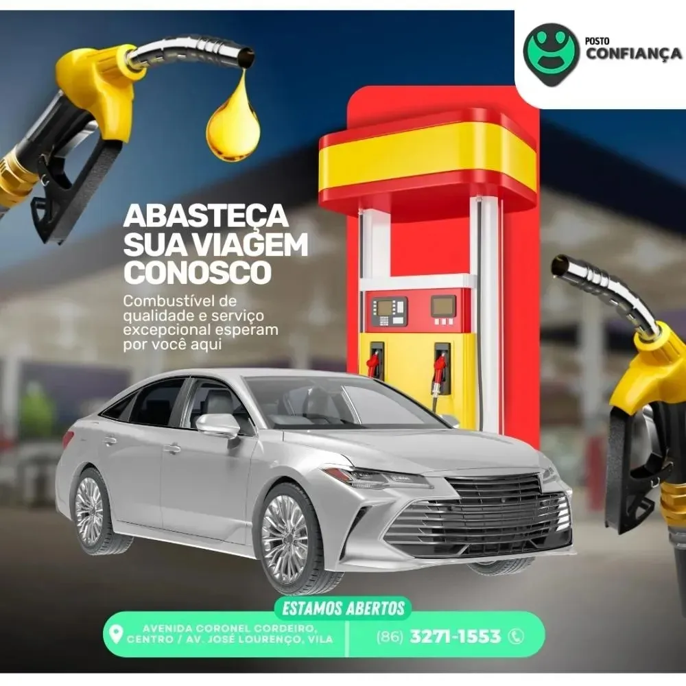 Melhore o desempenho do seu veículo com os combustíveis de qualidade da Rede de Postos Confiança em Pedro II!