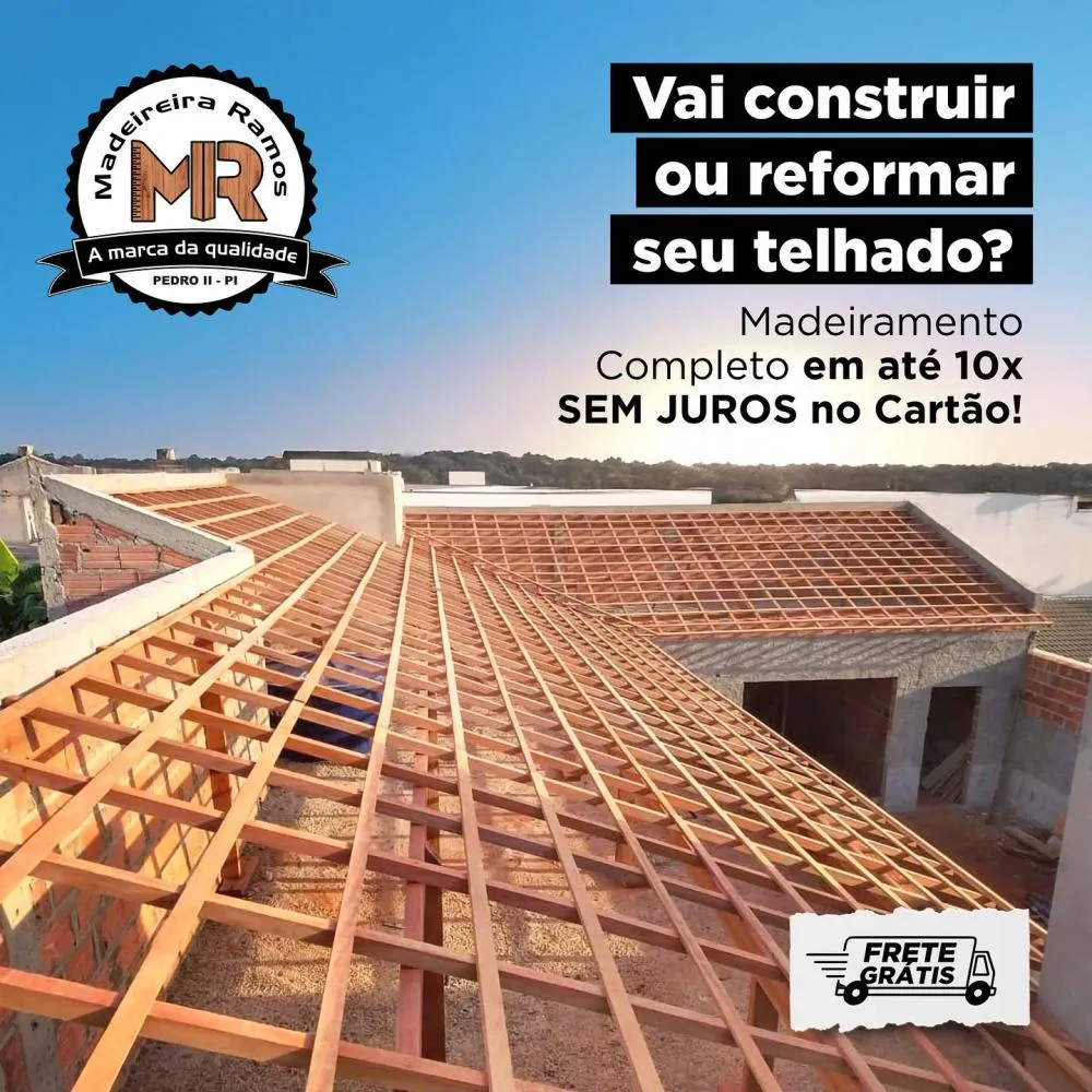 Madeiras de qualidade para sua obra você encontra na Madeireira Ramos!
