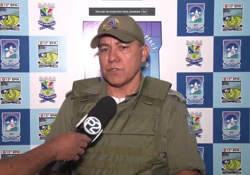Capitão Ângelo Alves fala sobre o resultado da operação “Força Total” realizada pela Polícia Militar em Pedro II