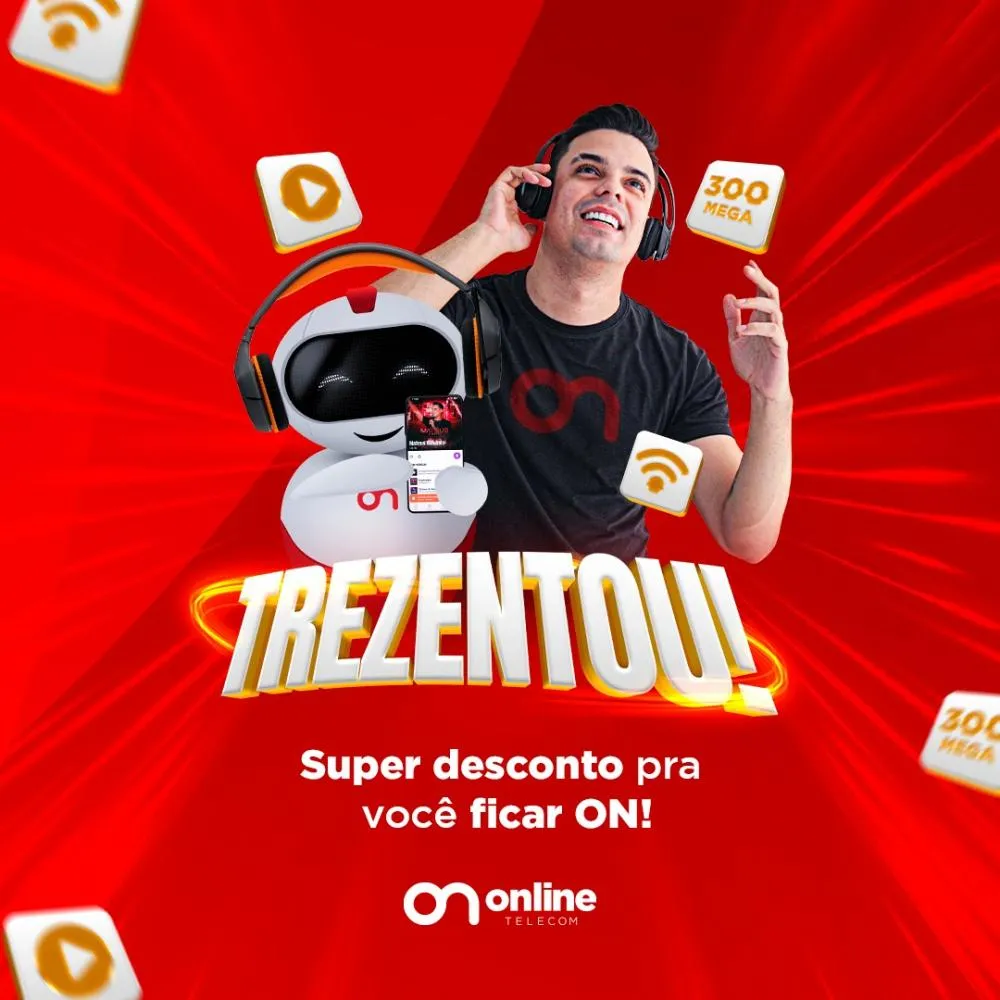 Aproveite a promoção “Trezentou” da Online Telecom e Conecte-se com o Melhor Provedor de Pedro II!