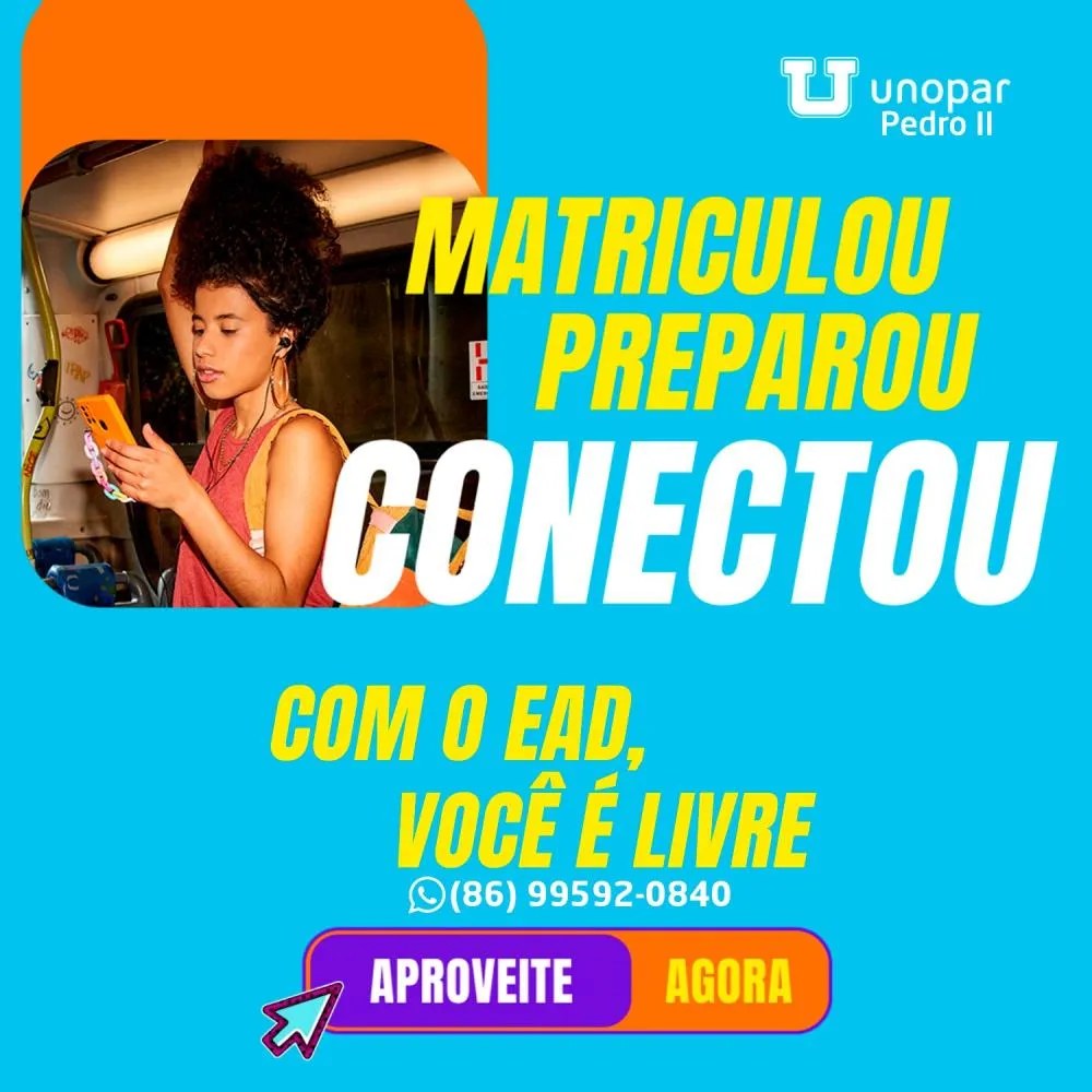 Dê um Up na sua carreira com as opções de graduações da Unopar/Anhanguera Polo Pedro II!