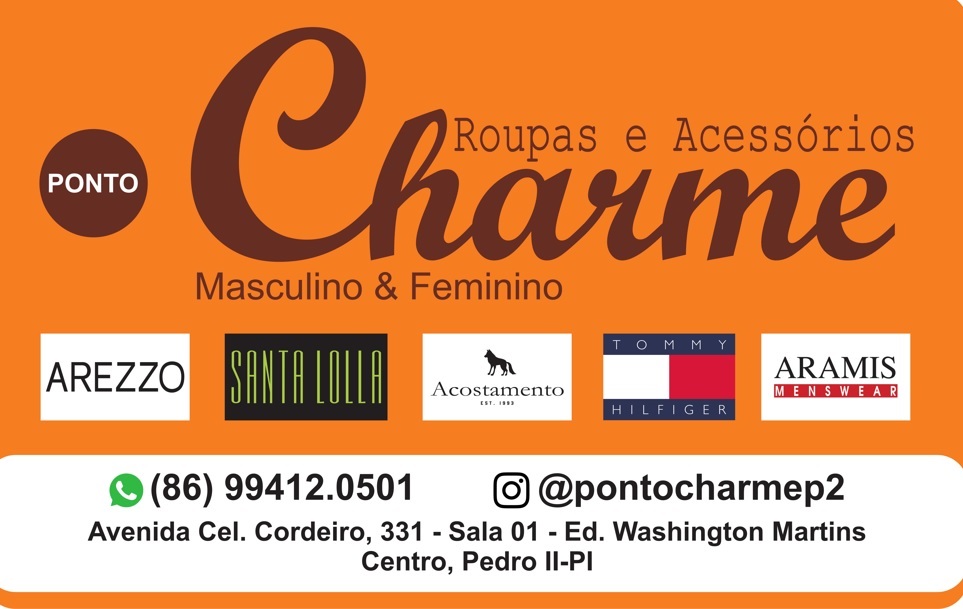 Precisa ficar no estilo? Então você precisa vir para a Ponto Charme! As melhores marcas com as melhores condições da região; venha conferir!