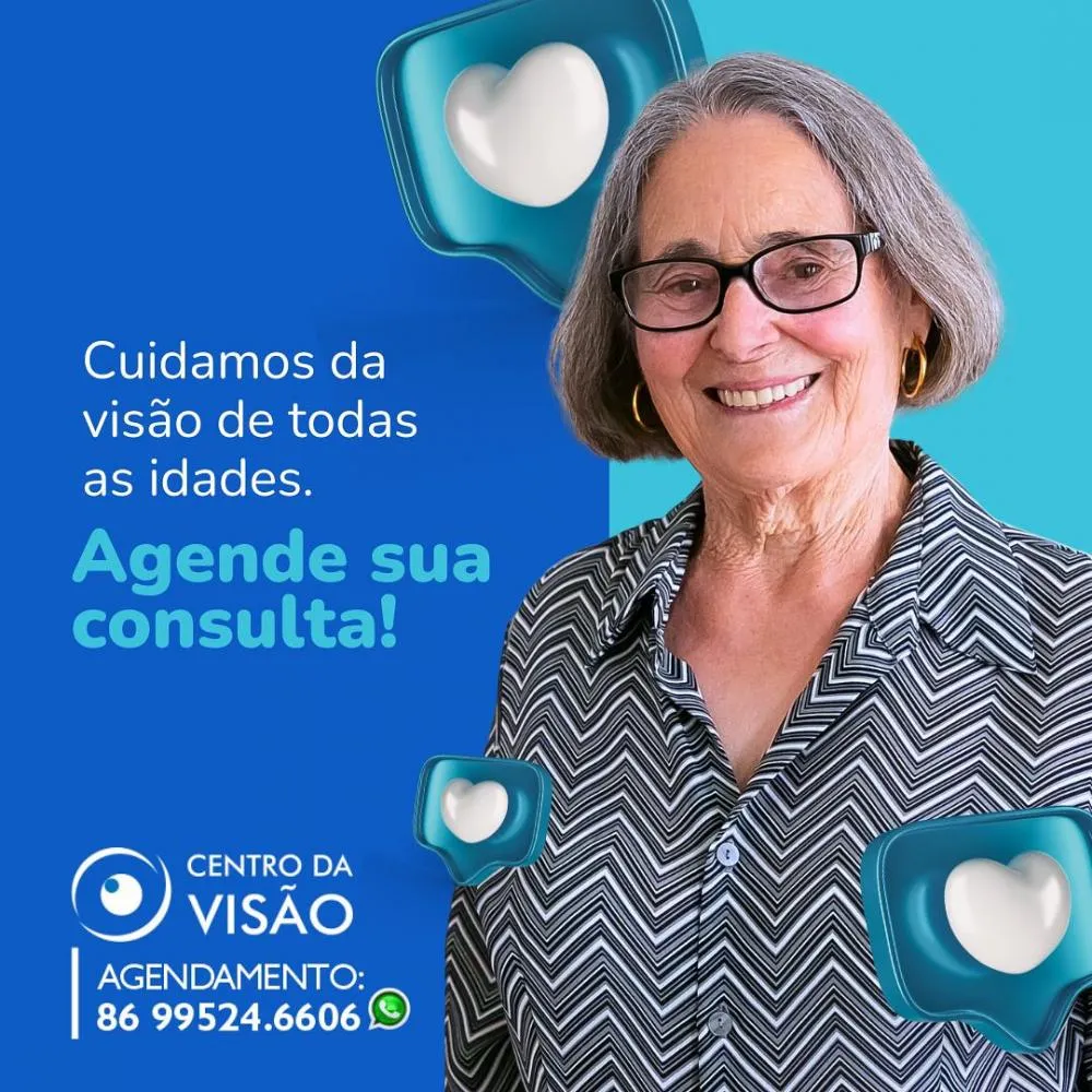 Não descuide da sua saúde ocular, agende hoje mesmo uma consulta com os especialistas do Centro da Visão!