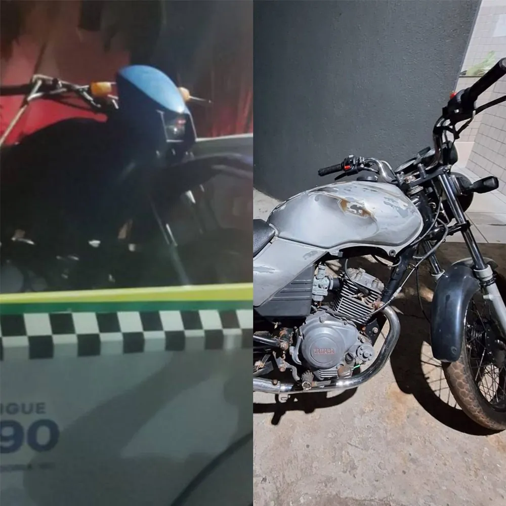 Polícia Militar apreende duas motocicletas com restrições em Pedro II e Domingos Mourão