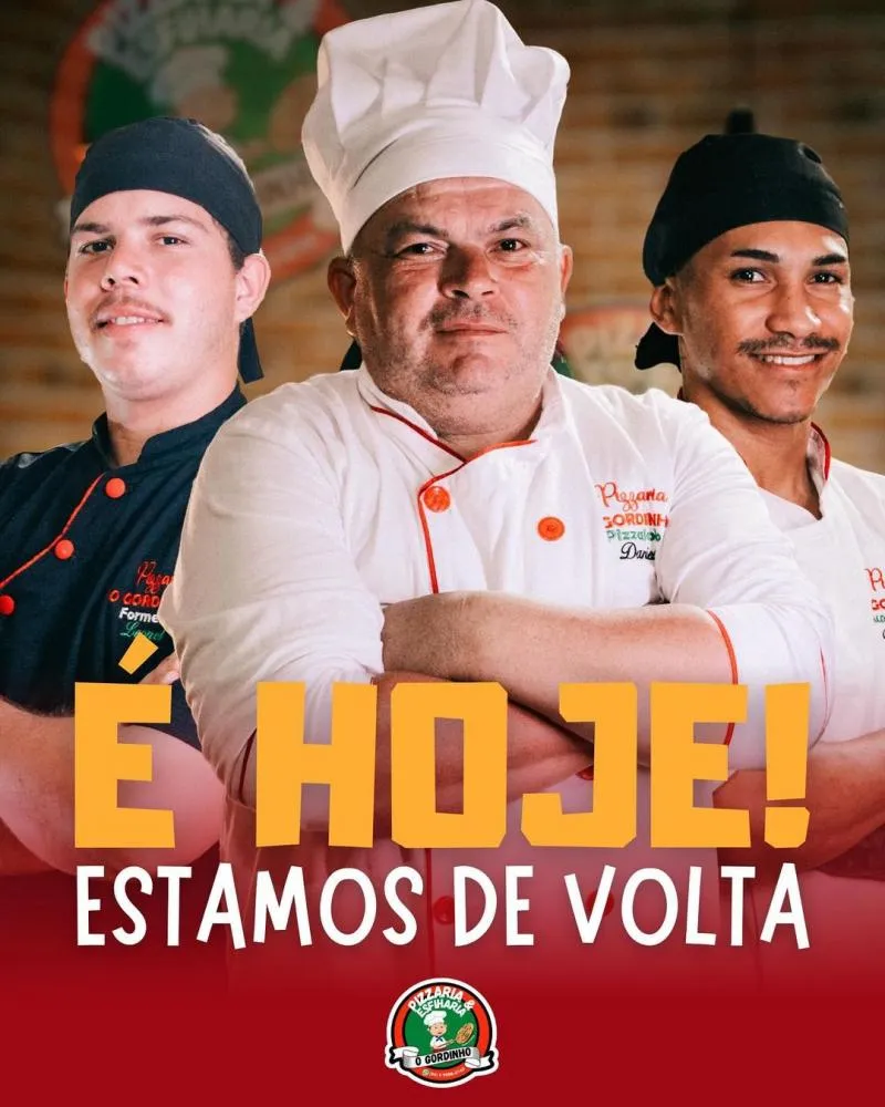 É Hoje! Sextou com a Volta da Pizzaria O Gordinho!