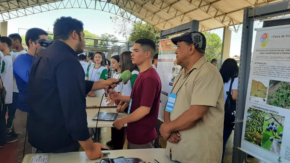 Estudantes do IFPI de Pedro II levam projetos de Economia Hídrica e Conservação da Flora à Feira de Inovação do Delta do Parnaíba