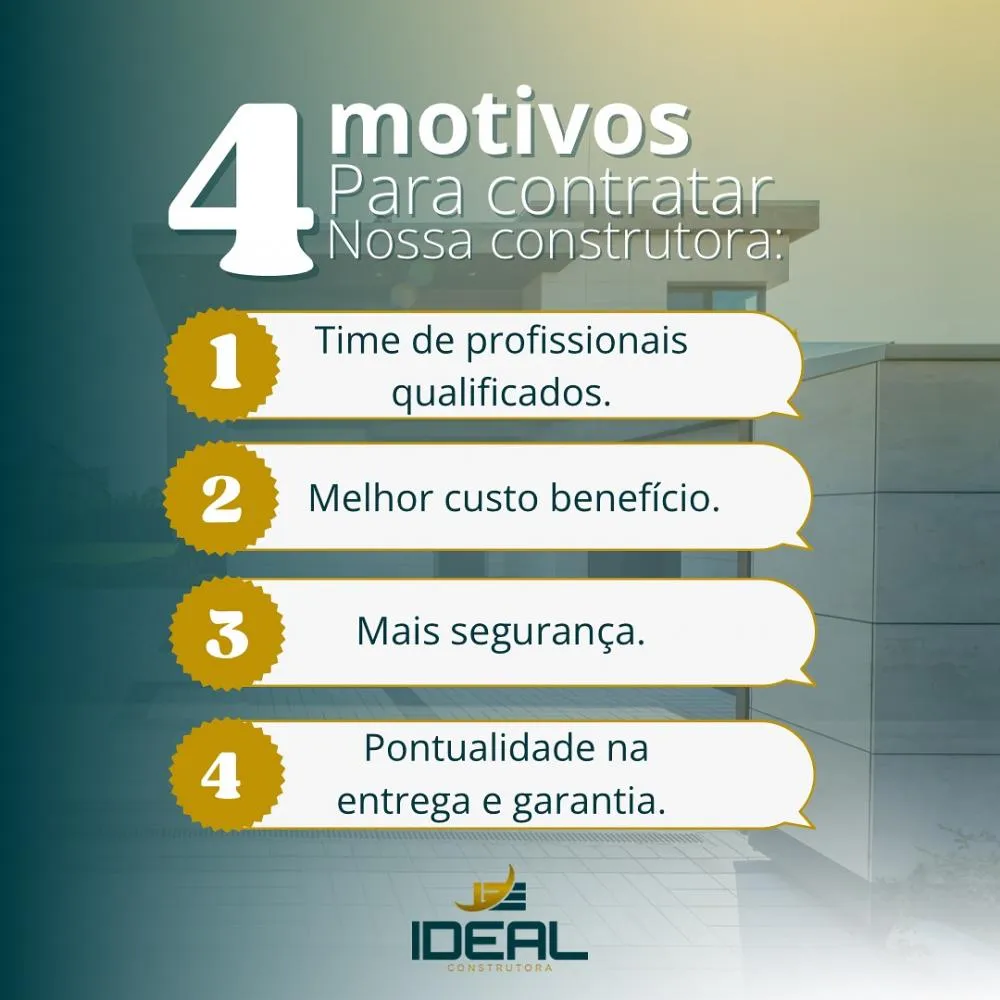 Chegou a hora de conquistar sua casa própria com as condições especiais da Construtora Ideal!