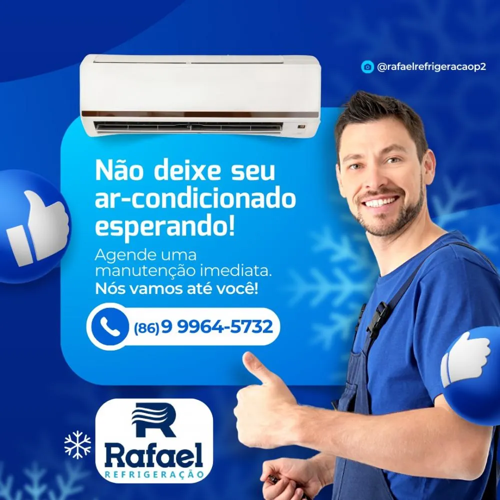 Deixe o calor do lado de fora! Conte com Rafael Refrigeração para Climatização de Ambientes em Pedro II!