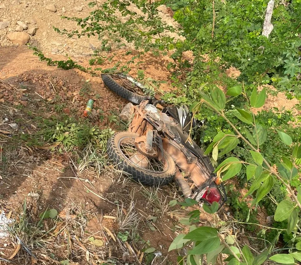 Homem morre em acidente de moto na entrada de Pedro II