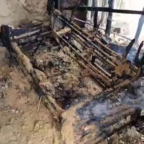 Criança de dois anos morre carbonizada após incêndio em casa em Piripiri