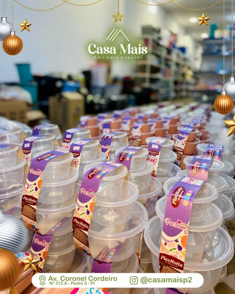 Praticidade e economia para o seu lar você encontra na Casa Mais em Pedro II!