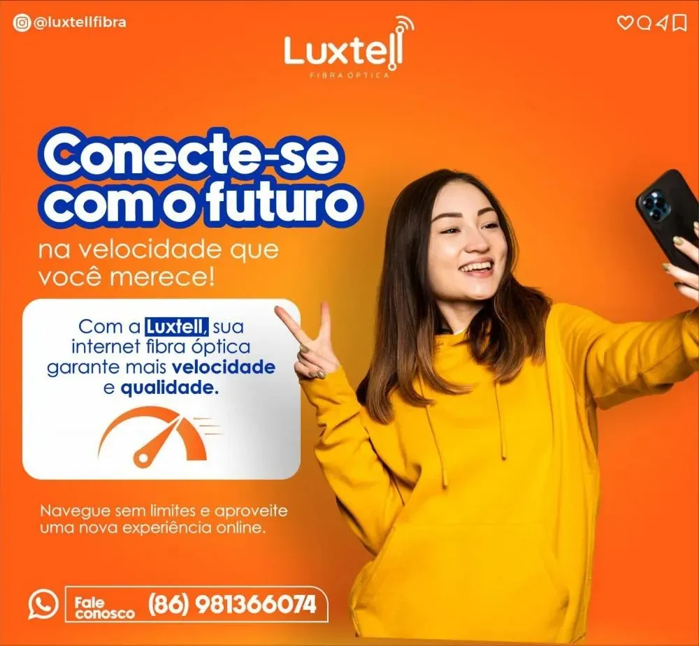 Inicie 2025 com uma conexão rápida de verdade, venha para a Luxtell!