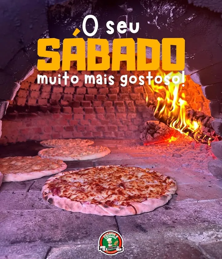 Torne seu sábado mais gostoso na Pizzaria O Gordinho!