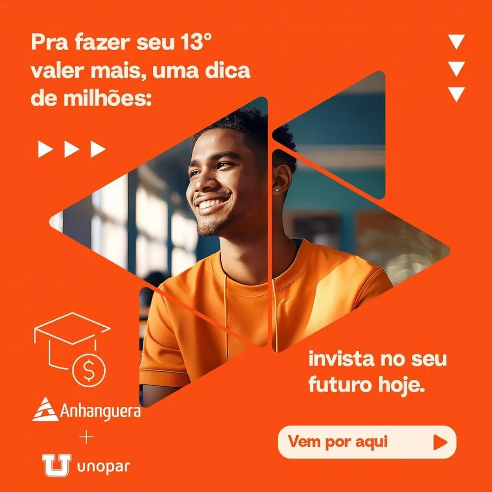 Faça seu 13º valer a pena e comece 2025 com a graduação dos seus sonhos!