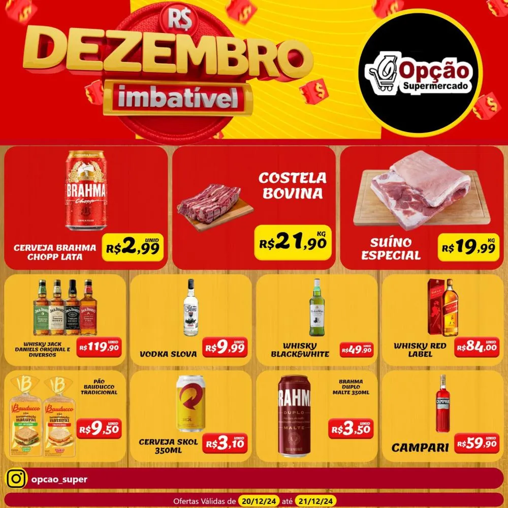 Aproveite as ofertas imperdíveis de final de semana do Opção Supermercado e economize de verdade!