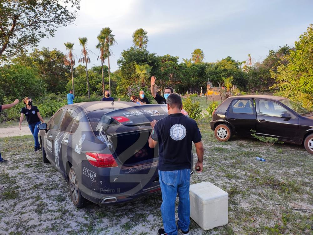 Polícia Técnico-Científica faz exumação do corpo de criança que morreu afogada na zona rural de Pedro II