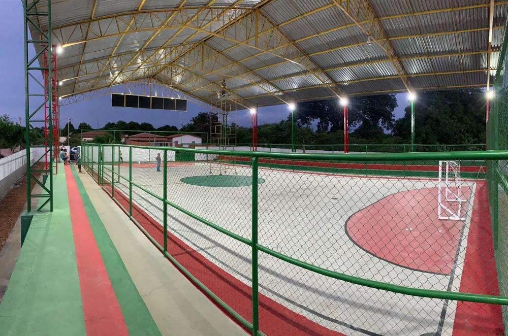 Quadra Poliesportiva Nonato Pinto é reformada e reativada na Lagoa de São Francisco 