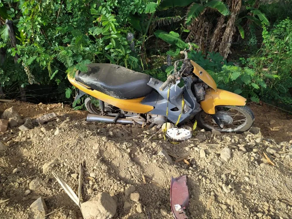 Homem fica ferido após acidente de moto em Pedro II