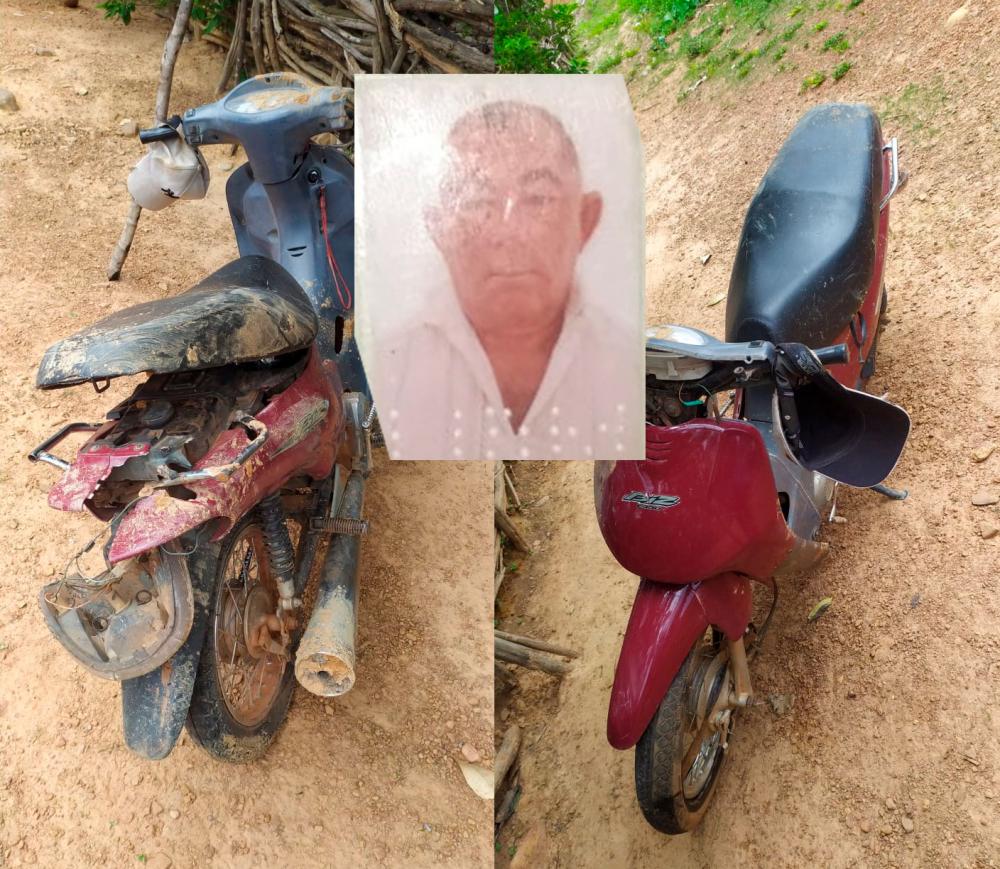 Homem de 56 anos morre após acidente com moto, em Milton Brandão 