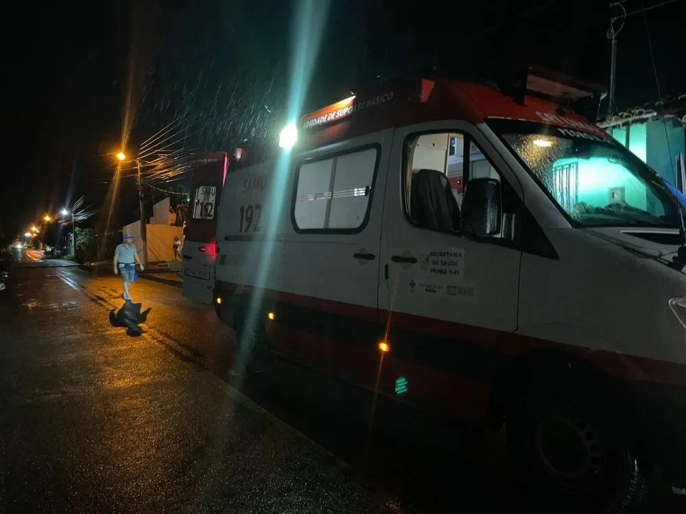 Acidente na Avenida Pedro Ivo deixa três feridos em Pedro II