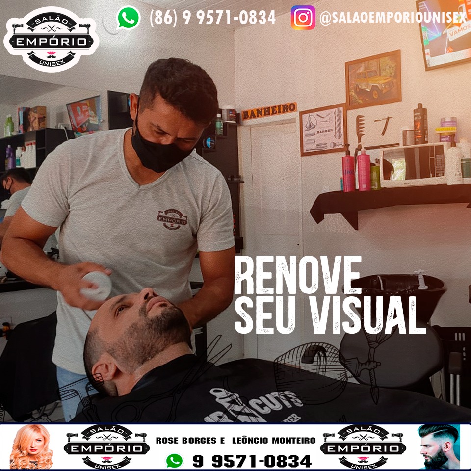 Renove o seu visual: Venha para o Salão Empório Unissex de Pedro II 