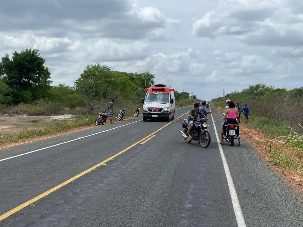 Homem fica ferido após acidente de moto na PI-216 entre Pedro II e Milton Brandão