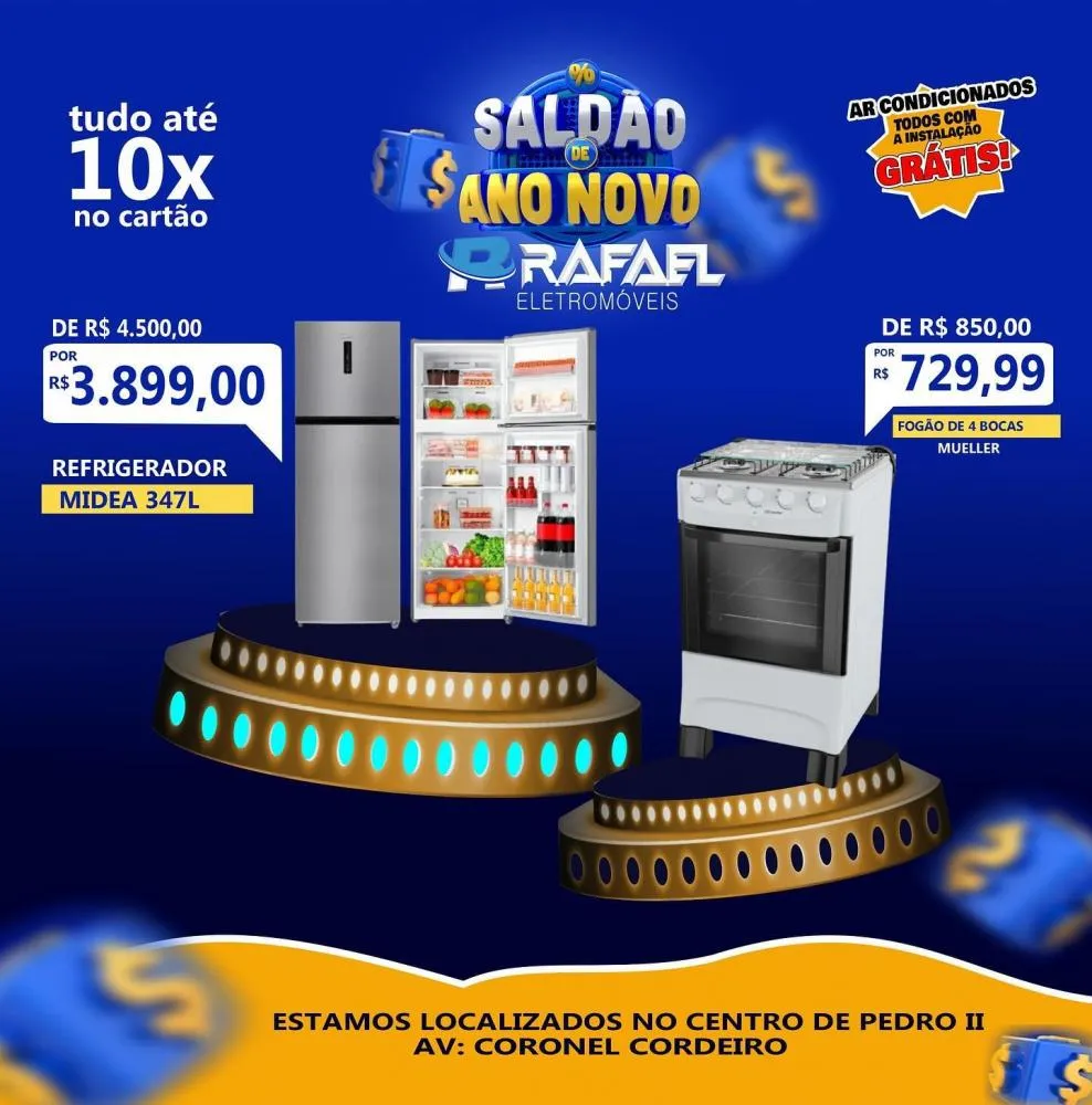 Renove sua casa na Loja Rafael Eletromóveis com móveis e eletros com condições imperdíveis!