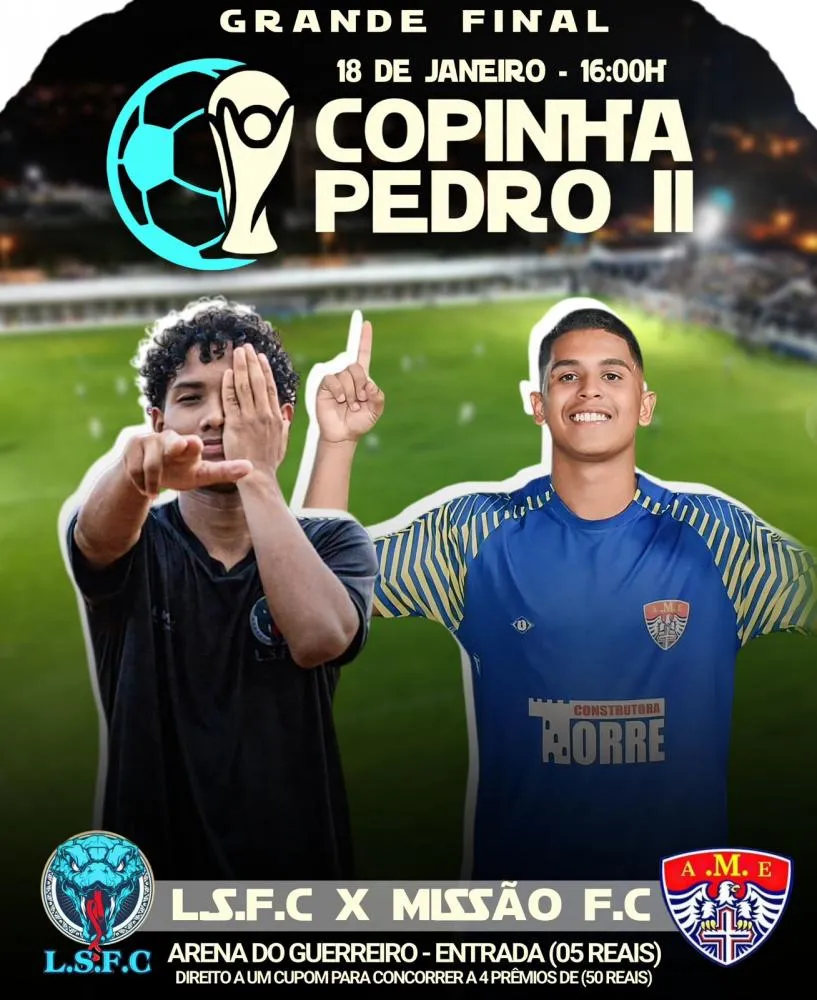 Lagoa x Missão: Final da Copinha promete fortes emoções neste sábado em Pedro II