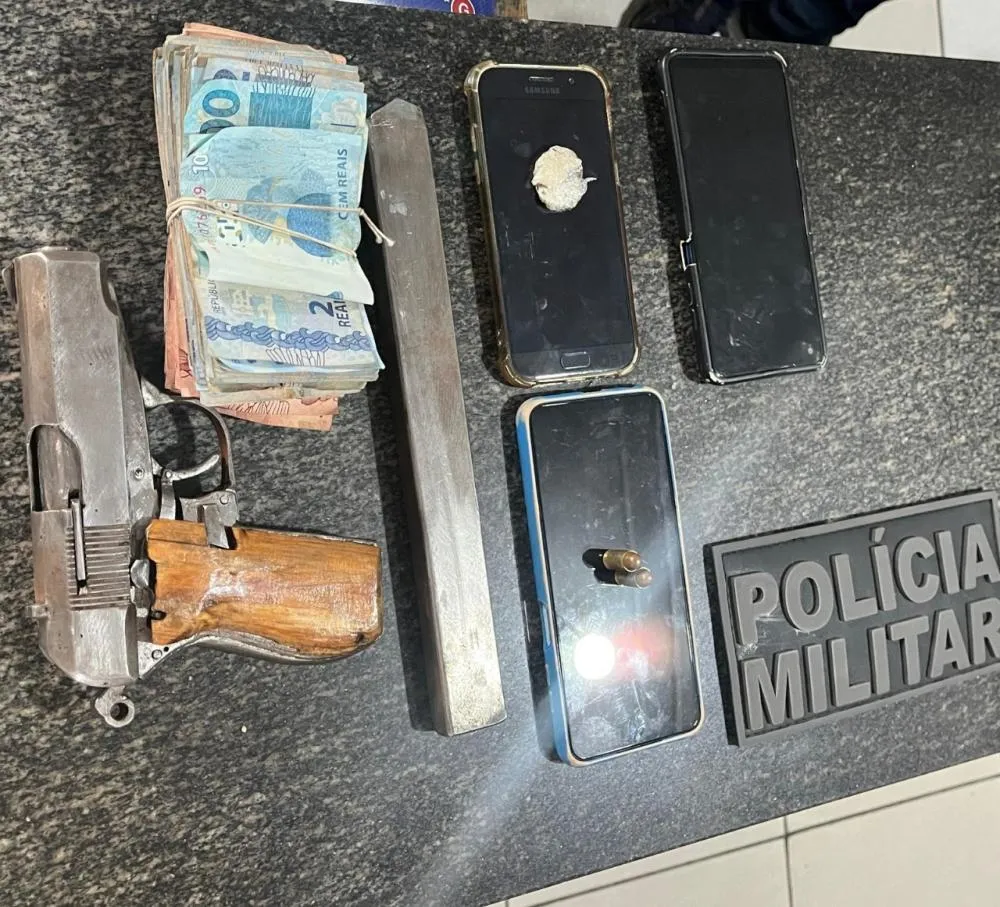 Força Tática prende dupla suspeita de arrastão em comércios na zona rural de Domingos Mourão