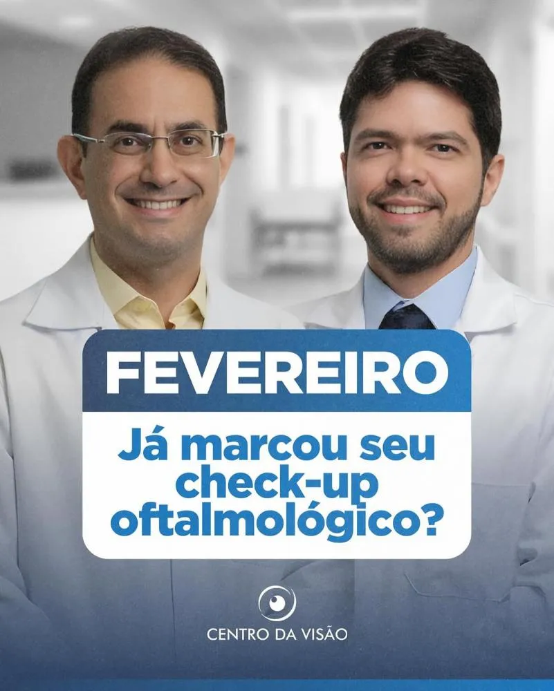 Não deixe para depois, agende já o seu check-up oftalmológico no Centro da Visão em Pedro II!