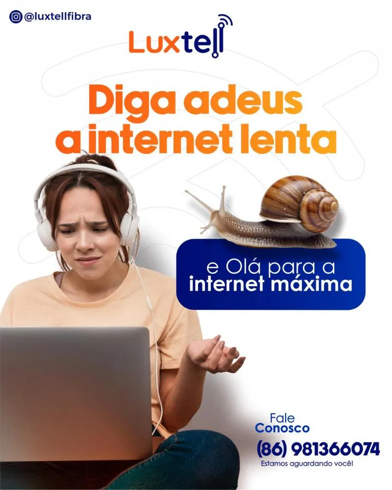 Diga adeus à internet lenta e tenha a Luxtell como sua conexão rápida e confiável em Pedro II!