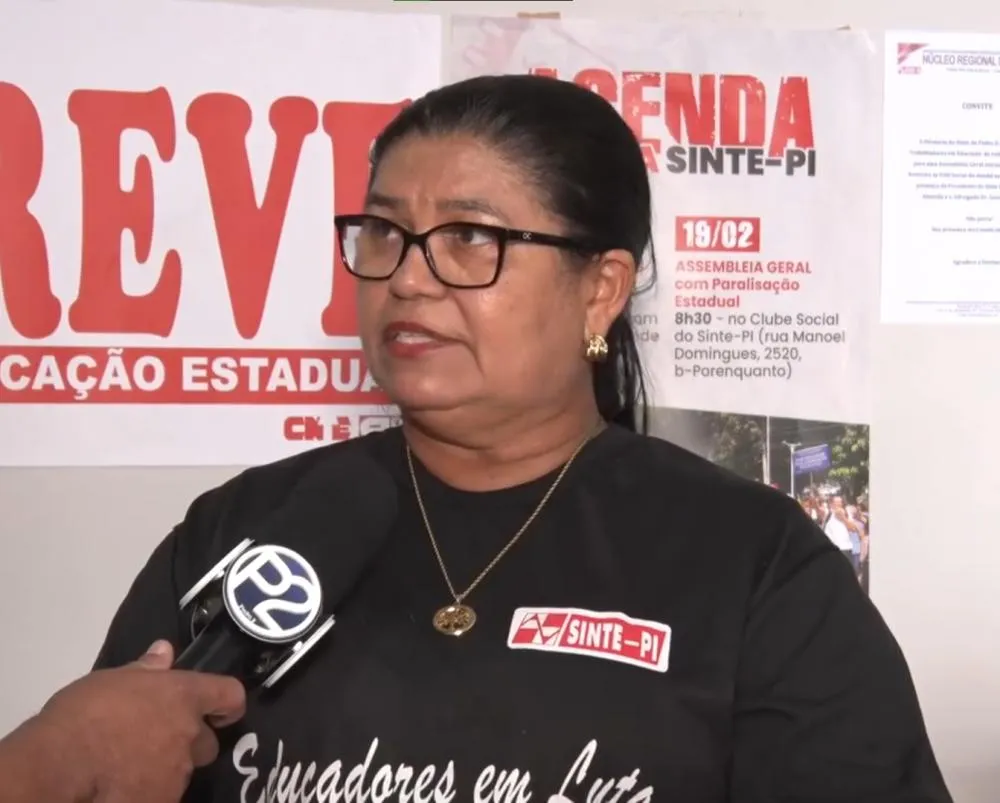 Professores da rede estadual de ensino entram em greve por tempo indeterminado a partir de segunda-feira (24), Presidente do Sinte-Pi, comenta sobre o assunto; confira!