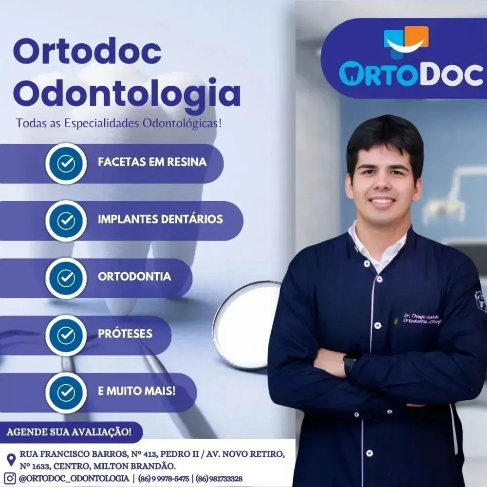 Renove seu sorriso com a Ortodoc, tratamentos odontológicos de qualidade para você!