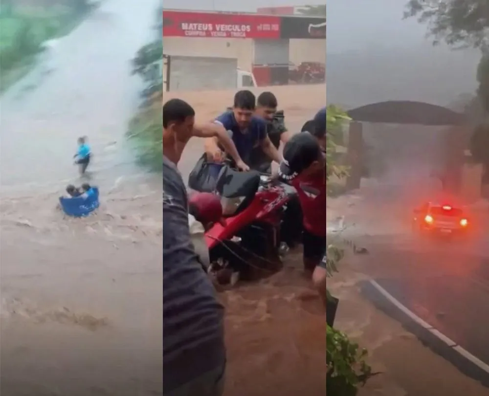 Maior chuva do ano em Pedro II causa alagamentos e transtornos a moradores
