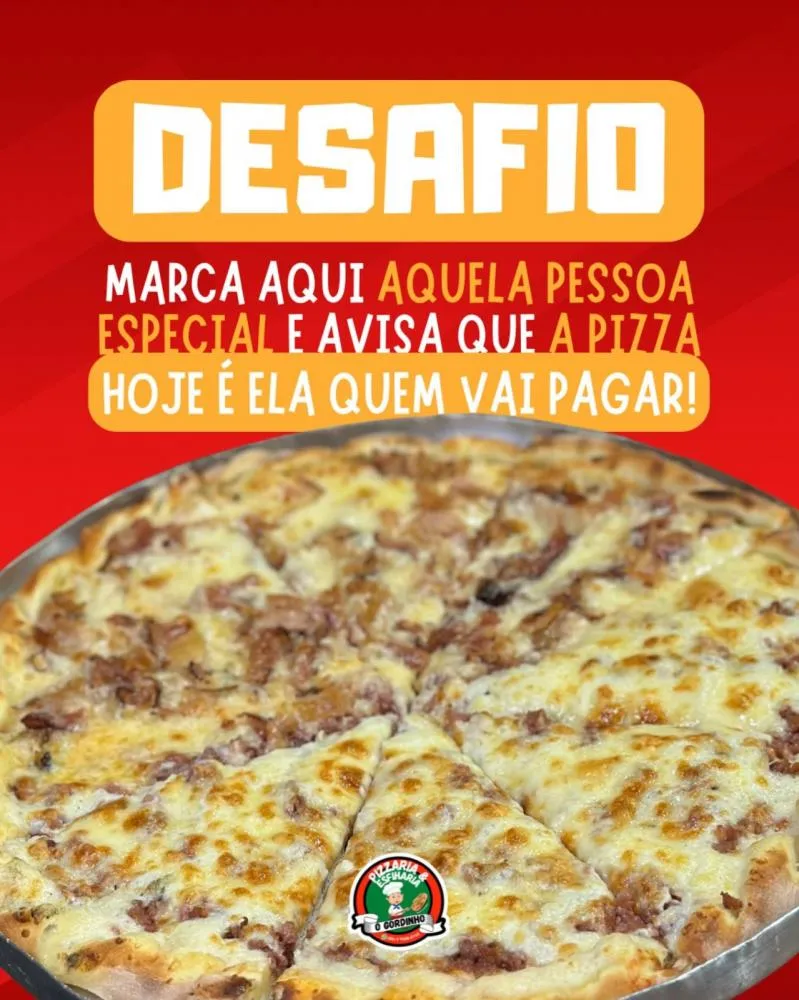 As pizzas mais gostosas de Pedro II você encontra na Pizzaria O Gordinho!
