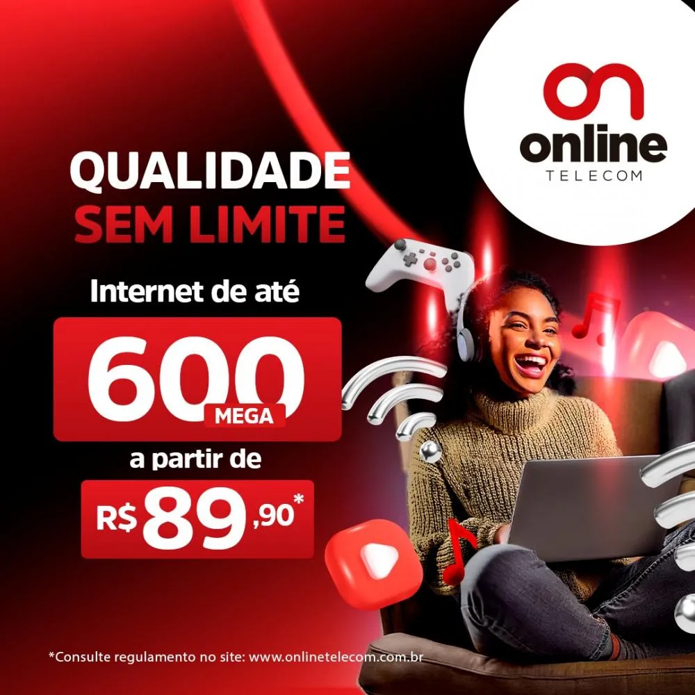 Navegue com qualidade sem limite com a fibra óptica da Online Telecom